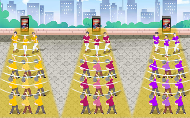 智慧廣場舞系統定向發聲不擾民