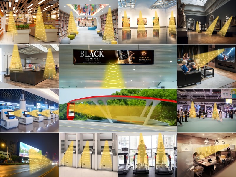 定向音響聚音寶支持多種場景應(yīng)用