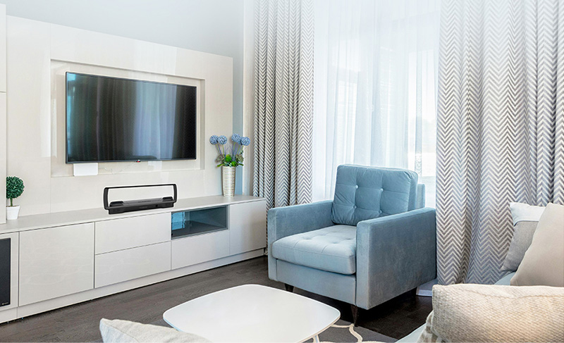 清聽聲學T2電視輔聽音箱可根據不同電視場景匹配不同聽音模式