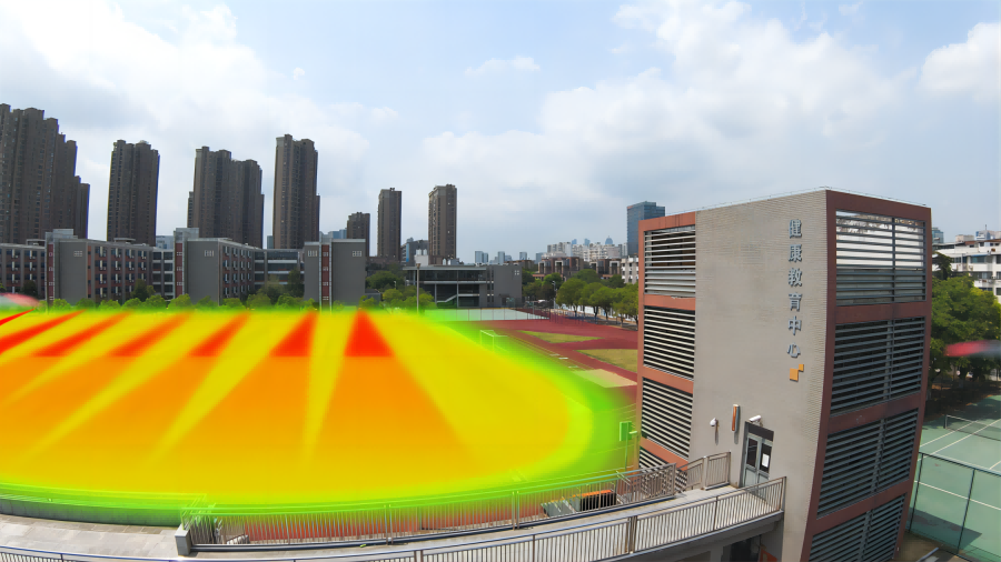 操場定向聲廣播設備，定向發聲，不擾民！