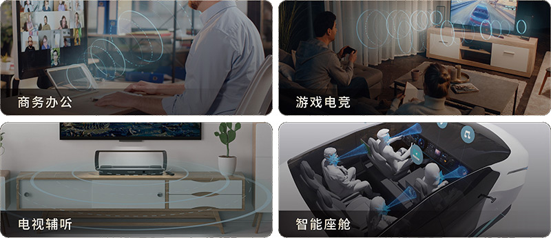 清聽(tīng)聲學(xué)定向音響聚音屏技術(shù)可廣泛應(yīng)用與多場(chǎng)景