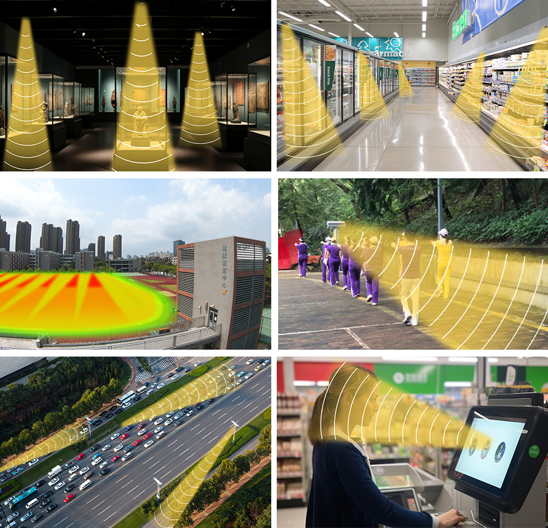 定向聲技術在多場景應用示例圖